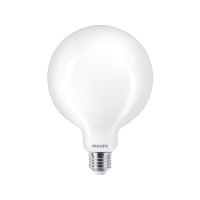Produktbild för Philips - LED-glödlampa med filament - form: G120 - glaserad finish - E27 - 13 W - varmt vitt ljus - 2700 K