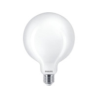 Produktbild för Philips - LED-glödlampa med filament - form: G120 - glaserad finish - E27 - 13 W - varmt vitt ljus - 2700 K