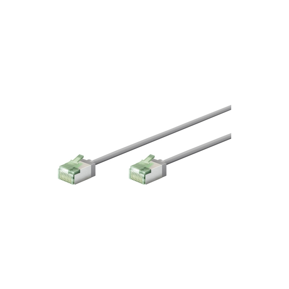 Produktbild för goobay patch-kabel - 25 cm - grå