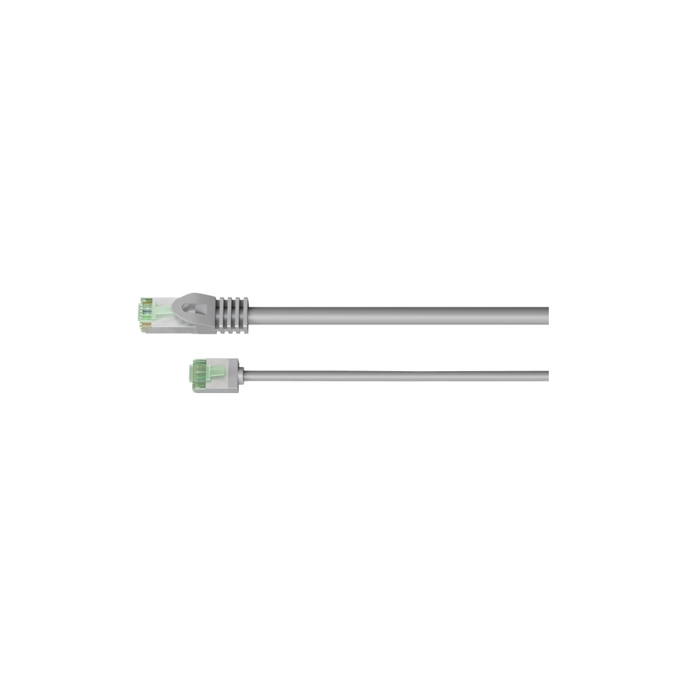 Produktbild för goobay patch-kabel - 25 cm - grå