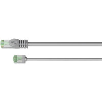 Produktbild för goobay patch-kabel - 25 cm - grå