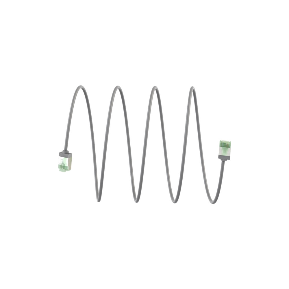 Produktbild för goobay patch-kabel - 25 cm - grå