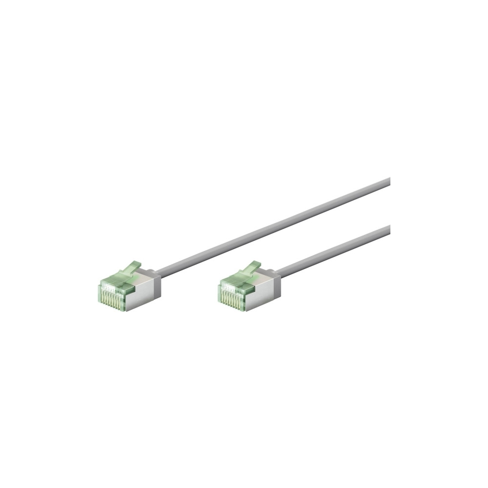Produktbild för goobay patch-kabel - 25 cm - grå