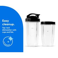 Produktbild för NutriBullet Pro NB907MAW - blandare - mattvit