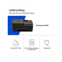 Produktbild för HP Deskjet 4320 All-in-One - multifunktionsskrivare - färg