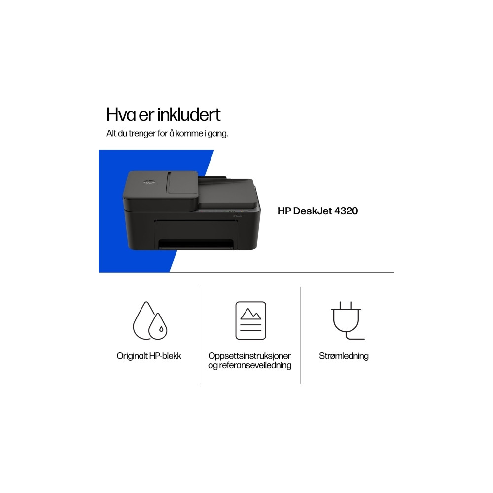 Produktbild för HP Deskjet 4320 All-in-One - multifunktionsskrivare - färg