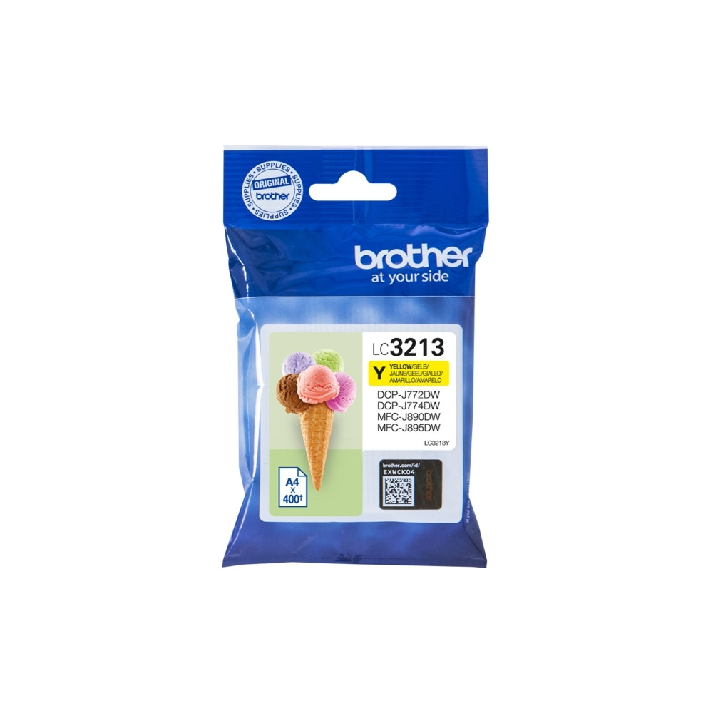 Produktbild för Brother LC3213Y - gul - original - bläckpatron