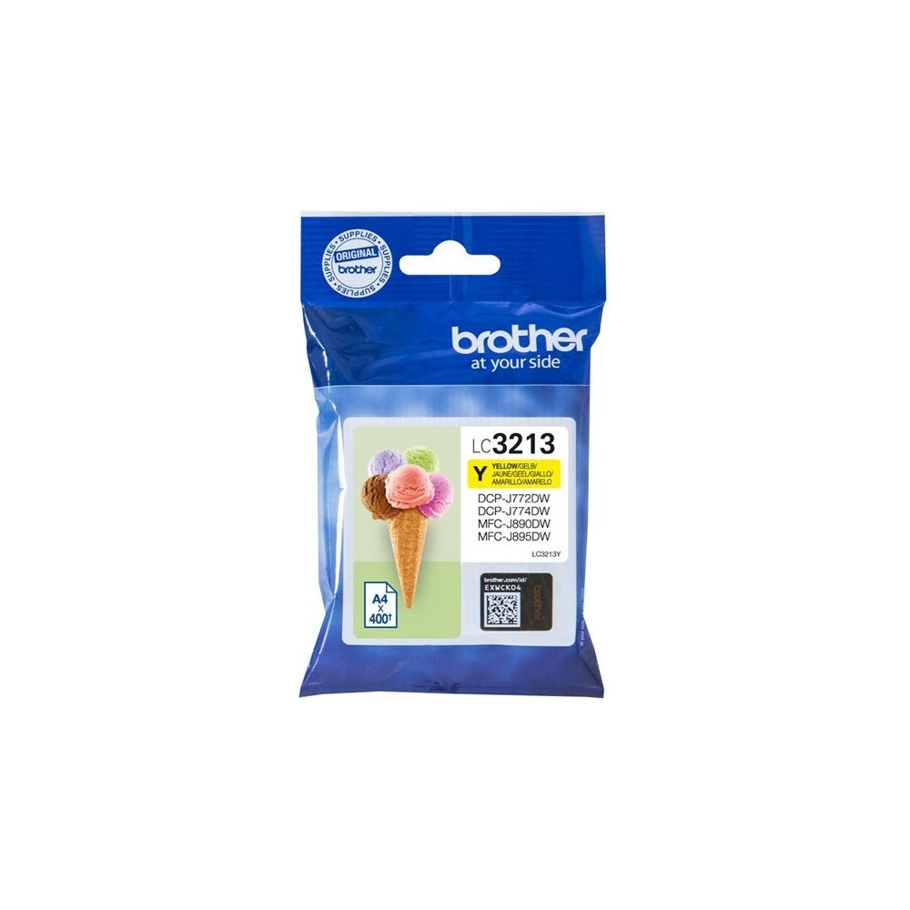 Produktbild för Brother LC3213Y - gul - original - bläckpatron