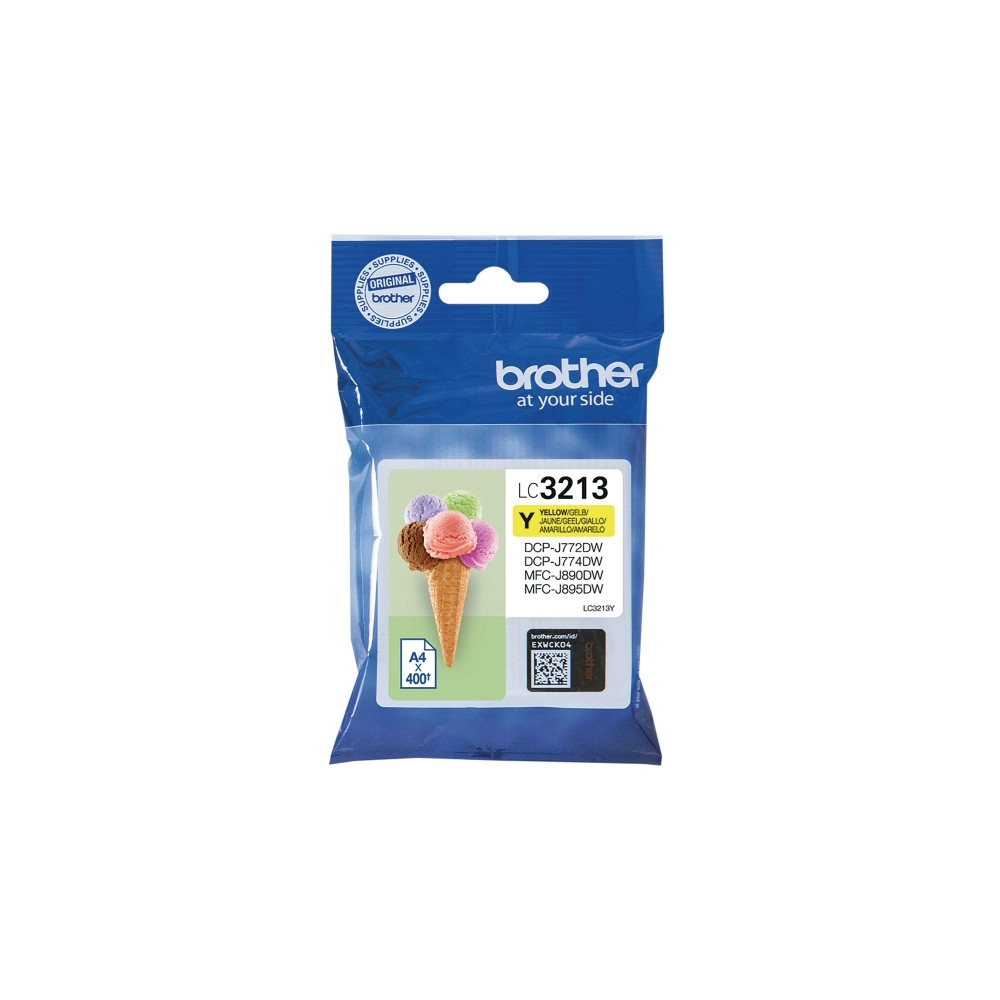 Produktbild för Brother LC3213Y - gul - original - bläckpatron