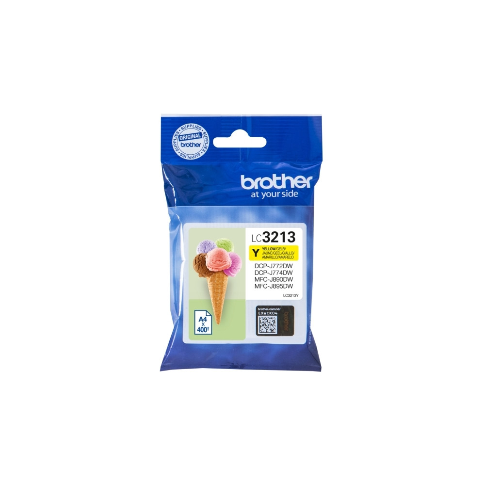 Produktbild för Brother LC3213Y - gul - original - bläckpatron