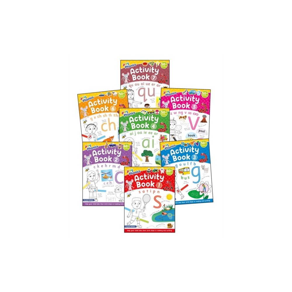 Produktbild för Jolly Phonics Activity Books 1-7 (häftad, eng)