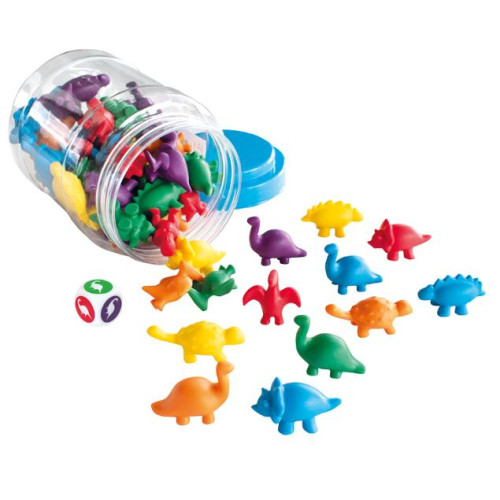 MYPAUZE Räkna sortera Dinosaurier 60 st