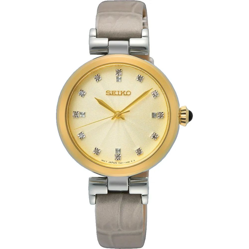Produktbild för SEIKO SRZ546P1 - Quartz Klocka Dam (30MM)