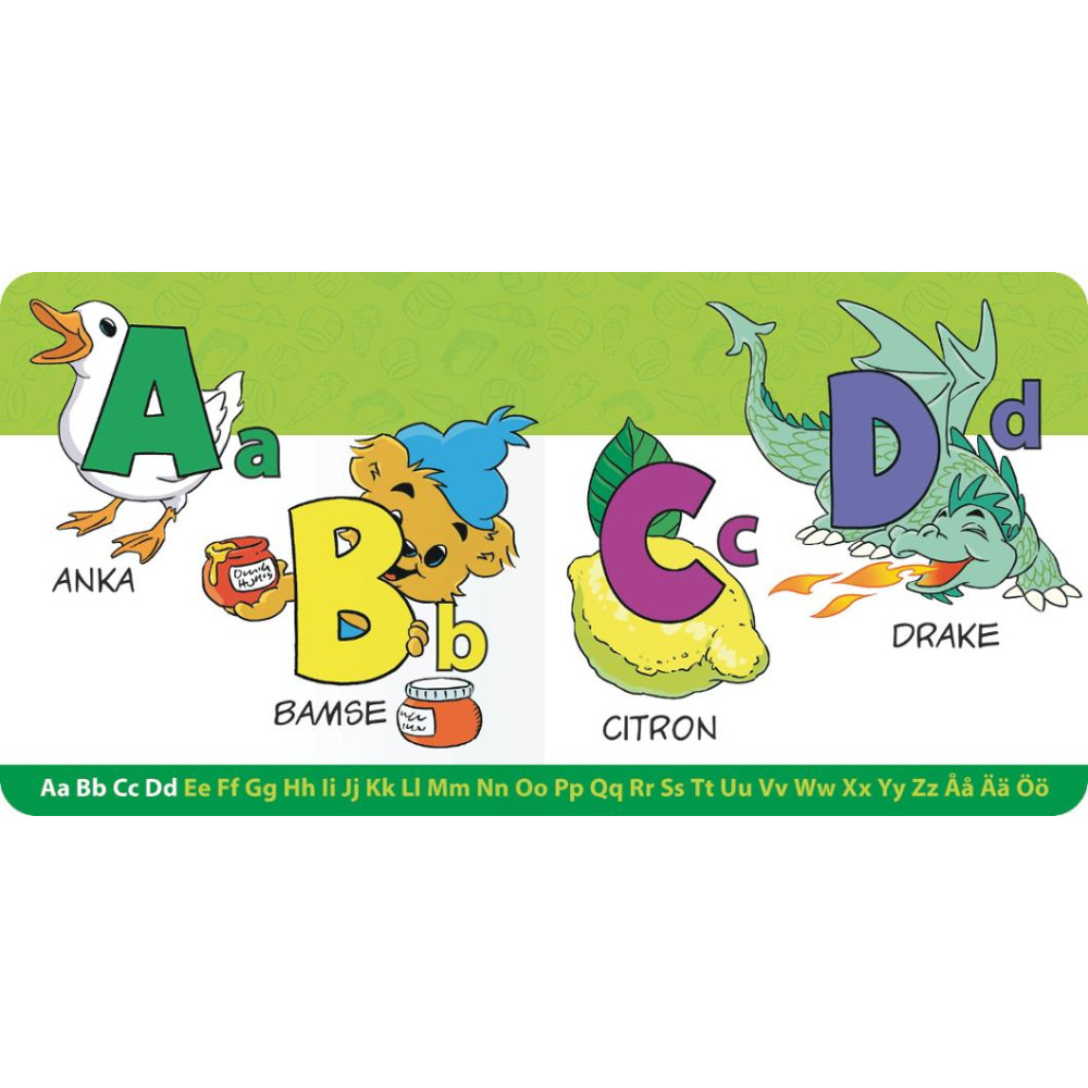 Produktbild för Bok BAMSE min fina ABC-bok