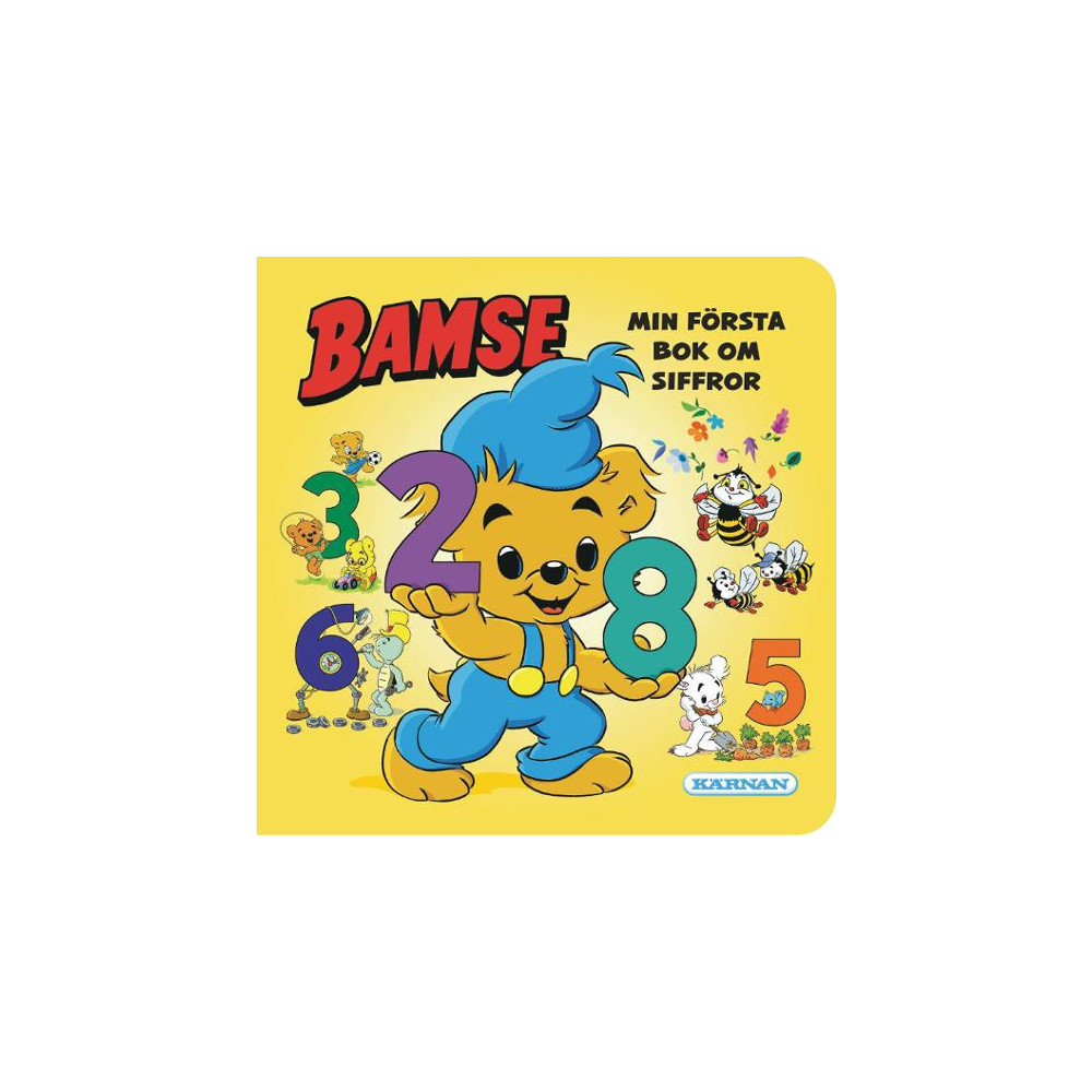 Produktbild för Bok BAMSE min första sifferbok