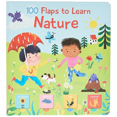 BOUNCE BOOKSHELF 100 FLAPS TO LEARN NATURE (inbunden, eng)