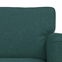Produktbild för Soffset 2 pcs Mörkgrön 144 x 80 x 85 cm tyg