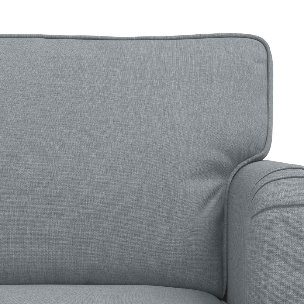 Produktbild för Soffset 2 pcs Ljusgrå 162 x 80 x 85 cm tyg