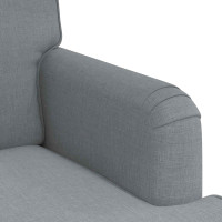 Produktbild för Soffset 2 pcs Ljusgrå 162 x 80 x 85 cm tyg