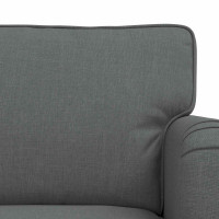 Produktbild för Soffset 2 pcs Mörkgrå 162 x 80 x 85 cm tyg