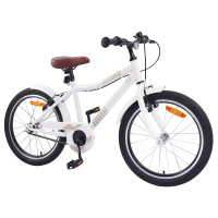 Produktbild för Barncykel 24 Tum för 8-12 år gamla vit