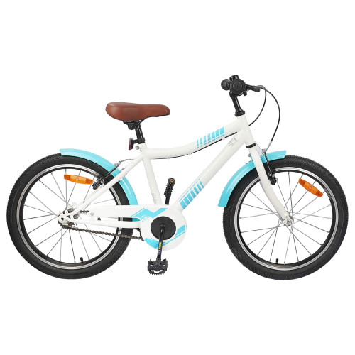 vidaXL Barncykel 24 Tum för 8-12 år gamla Ljusblå