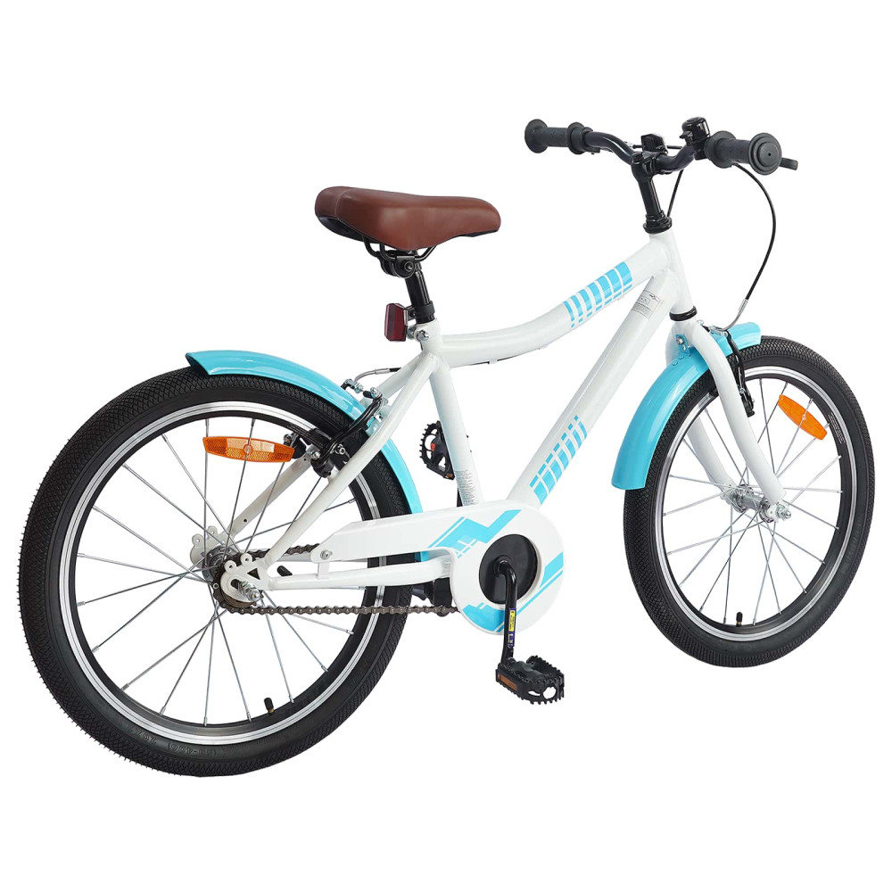 Produktbild för Barncykel 24 Tum för 8-12 år gamla Ljusblå