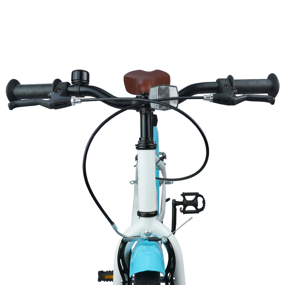Produktbild för Barncykel 24 Tum för 8-12 år gamla Ljusblå