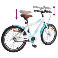 Produktbild för Barncykel 24 Tum för 8-12 år gamla Ljusblå