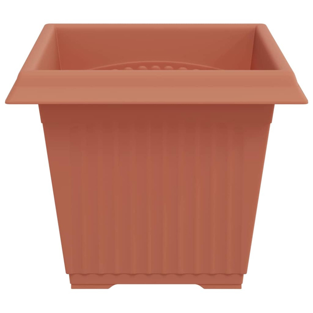 Produktbild för Kvadratisk Blomkruka 24 pcs Murgrön 33 x 33 x 26 cm Plast