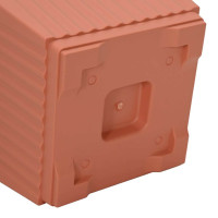 Produktbild för Kvadratisk Blomkruka 24 pcs Murgrön 33 x 33 x 26 cm Plast