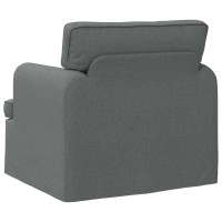 Produktbild för Soffa Mörkgrå 84 x 80 x 85 cm tyg