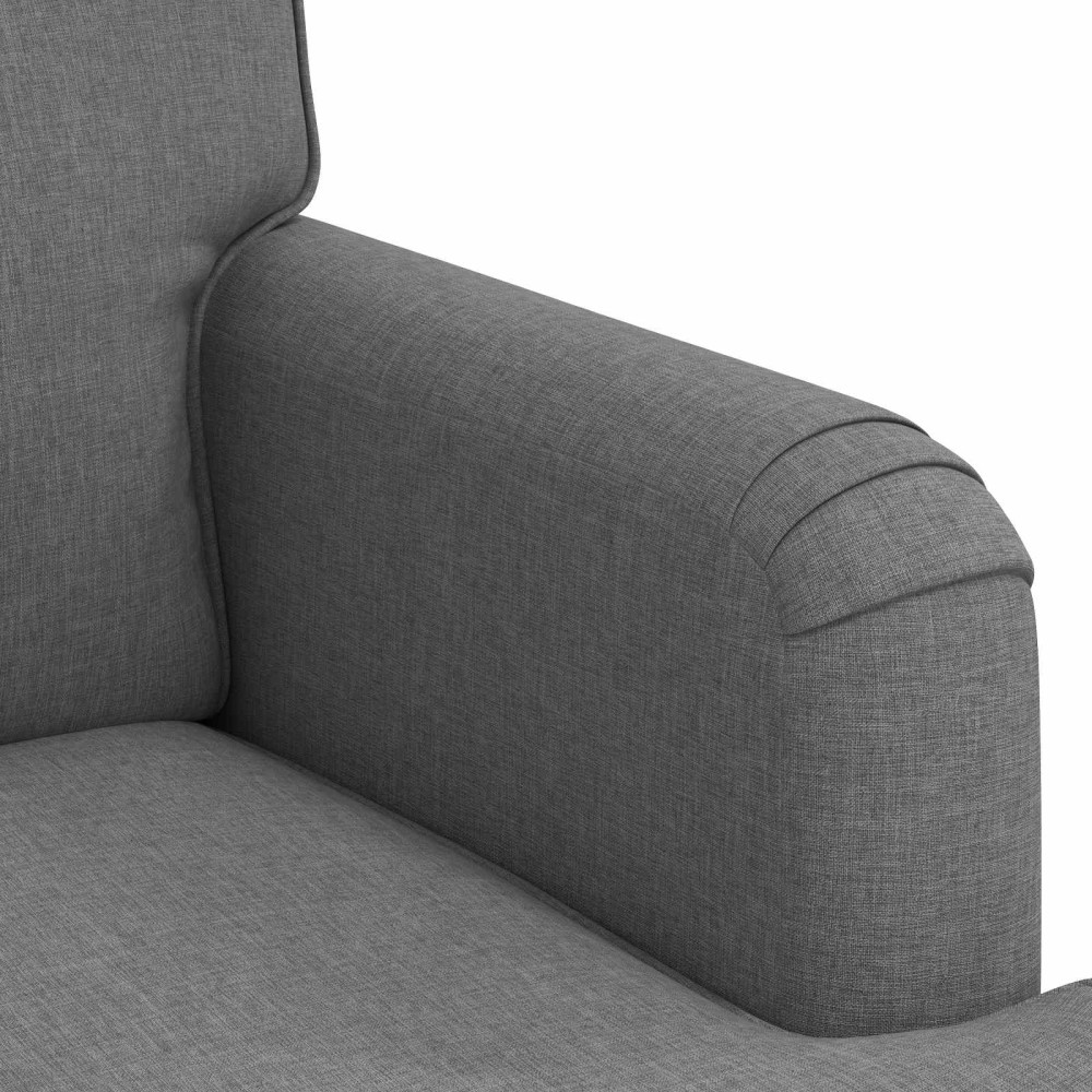 Produktbild för Soffa Mörkgrå 84 x 80 x 85 cm tyg