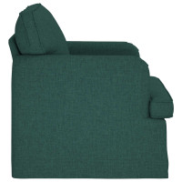 Produktbild för Soffa Mörkgrön 84 x 80 x 85 cm tyg