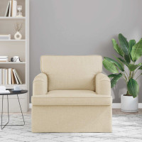 Produktbild för Soffa Kräm 84 x 80 x 85 cm tyg