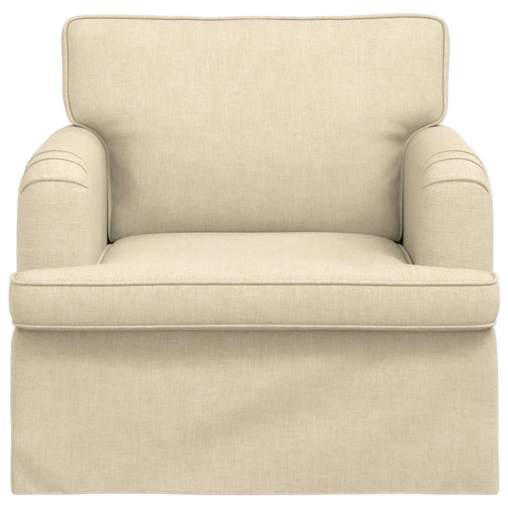 Produktbild för Soffa Kräm 84 x 80 x 85 cm tyg