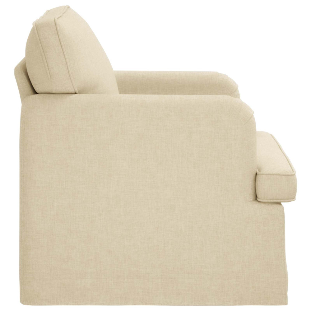 Produktbild för Soffa Kräm 84 x 80 x 85 cm tyg