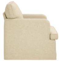 Produktbild för Soffa Kräm 84 x 80 x 85 cm tyg