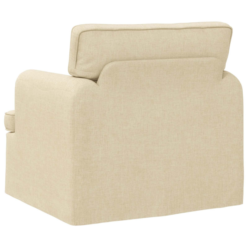 Produktbild för Soffa Kräm 84 x 80 x 85 cm tyg