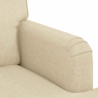 Produktbild för Soffa Kräm 84 x 80 x 85 cm tyg