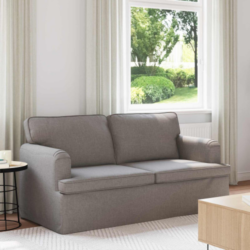 vidaXL Soffa Taupe 162 x 80 x 85 cm tyg