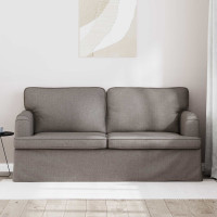 Produktbild för Soffa Taupe 162 x 80 x 85 cm tyg