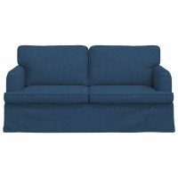 Produktbild för Soffa Blå 162 x 80 x 85 cm tyg