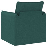Produktbild för Soffa Mörkgrön 75 x 82 x 85 cm tyg