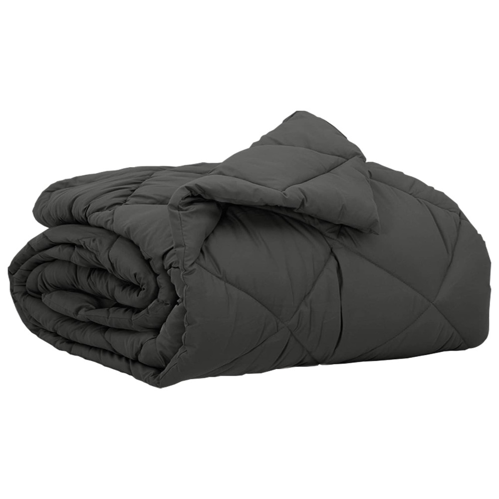 Produktbild för Sommar Duvet Antracit 200 x 135 cm Mikrofiber