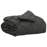 Produktbild för Sommar Duvet Antracit 220 x 155 cm Mikrofiber