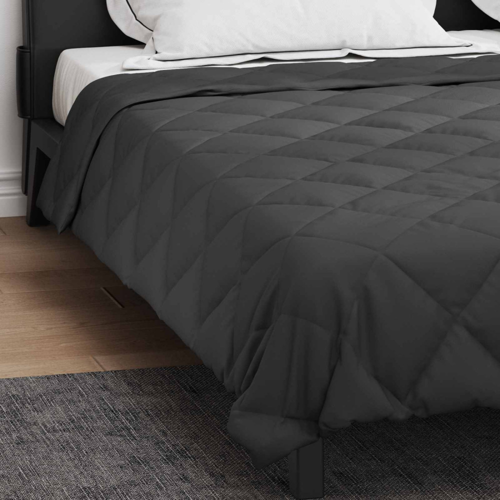Produktbild för Sommar Duvet Antracit 220 x 240 cm Mikrofiber
