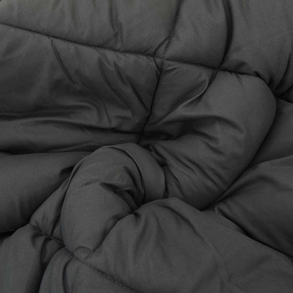 Produktbild för Sommar Duvet Svart och Anthracit 200 x 135 cm Mikrofiber