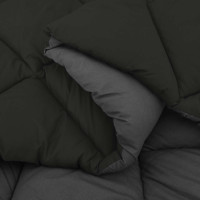 Produktbild för Sommar Duvet Svart och Anthracit 220 x 200 cm Mikrofiber