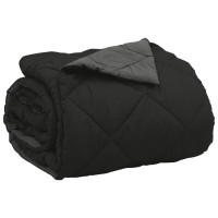 Produktbild för Sommar Duvet Svart och Anthracit 220 x 240 cm Mikrofiber